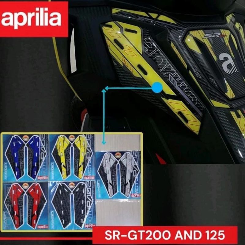 Motopad27 貼紙 APRILIA SR gt 200 樹脂壓花翼罩 APRILIA SR-GT200 優質