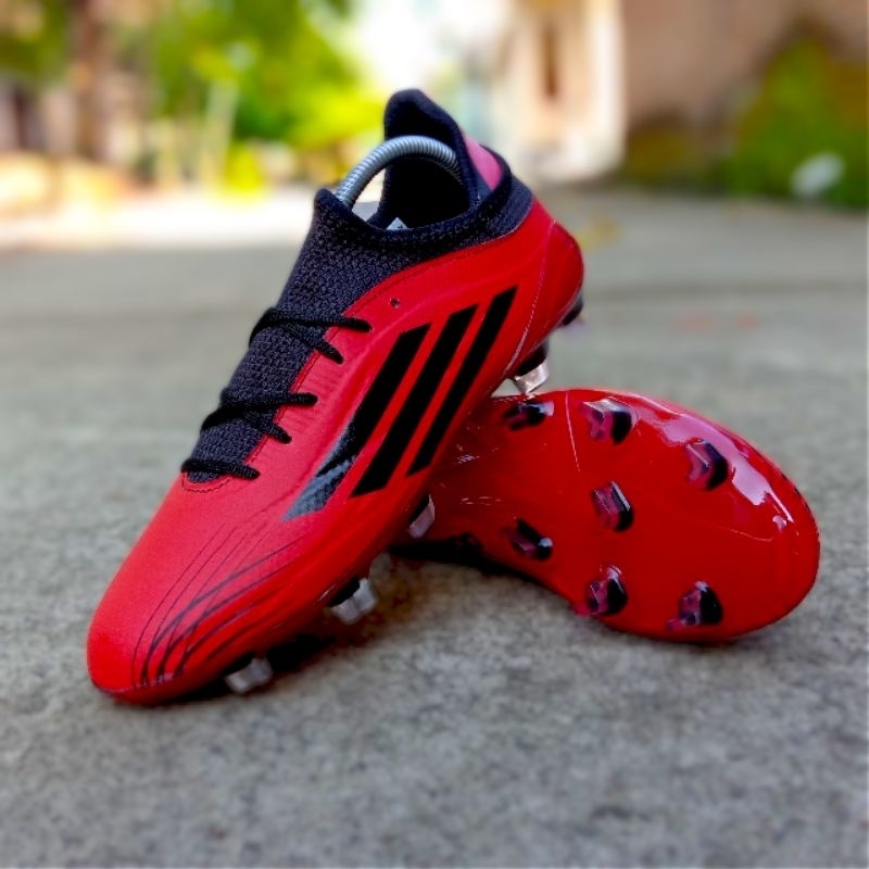 愛迪達 Merah Adidas Predator X Adizero 紅色足球鞋免費送貨