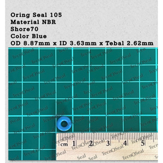 Oring seal Sil 標準美國 105 NBR70 藍色外徑 8.87mm x ID 3.63mm x CS 2
