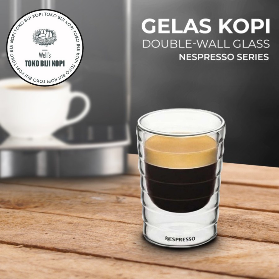 Nespresso 雙層玻璃咖啡杯 85ml