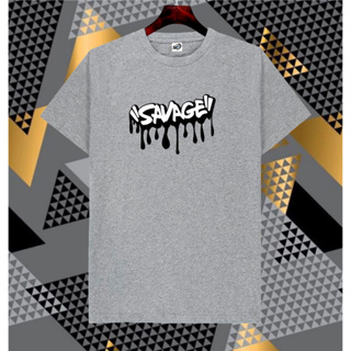 當代 SAVAGE T 恤數碼印花 T 恤 Distro T 恤短袖上衣中性上衣長方形 T 恤酷 T 恤