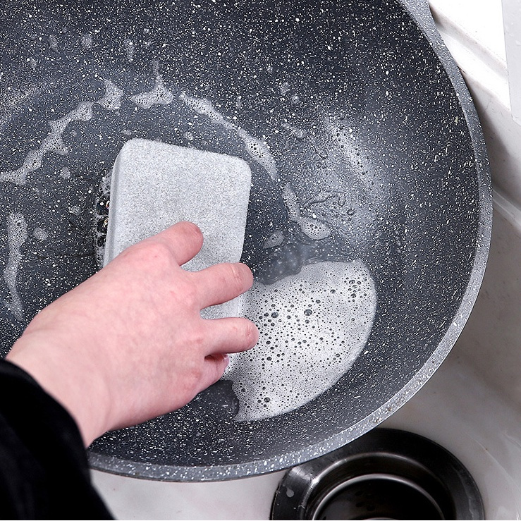 洗碗泡沫雙面煎鍋玻璃洗碗海綿勺瓶多功能海綿洗碗海綿雙面洗碗泡沫除油劑