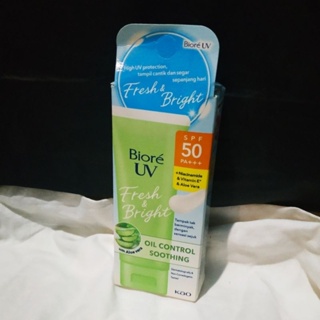 Biore UV Fresh Bright 控油舒緩 SPF 50 防曬霜 30 克