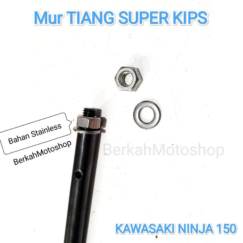 Superkips 螺母不銹鋼 SUPER KIPS 桿螺母 KAWASAKI NINJA R RR SS ZX150