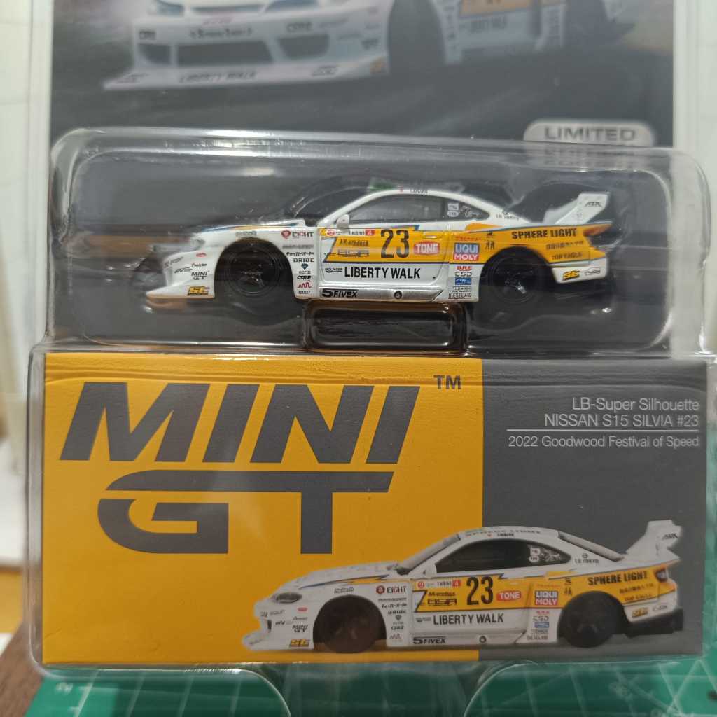 Minigt Mini GT Nissan Silvia S15 Lightning 2022 Goodwood 壓鑄