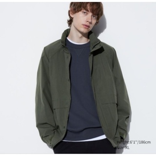 優衣庫 男士夾克 Blouson 直立領防風 UNIQLO