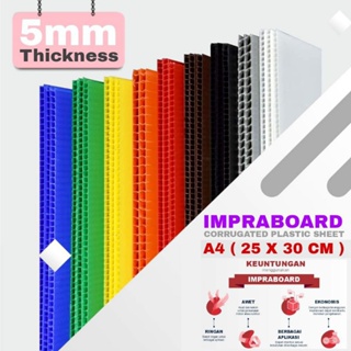 刮板防盜板厚度 5mm A4 30x25cm 30x25cm 25x30cm 藝術板 Imfraboard PP塑料紙板