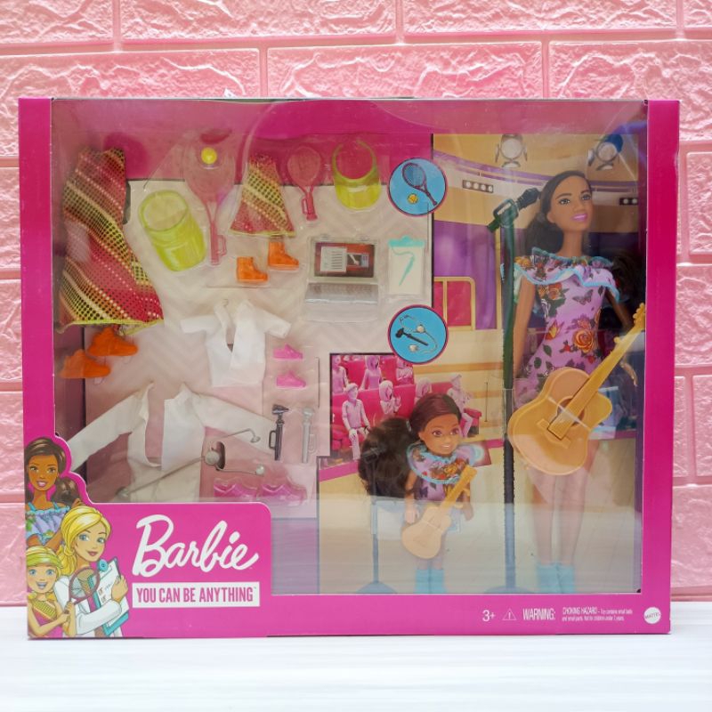 芭比娃娃你可以成為任何芭比和切爾西職業玩具套裝