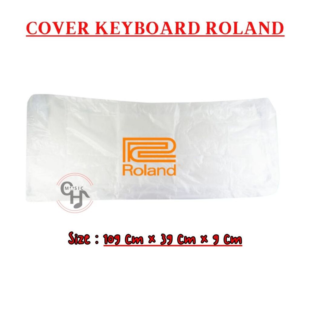 Roland 便攜式鋼琴鍵盤蓋 4 面透明橡膠降落傘材料防水