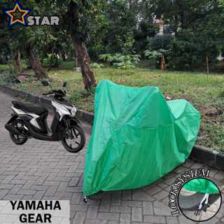山葉 Hijau Yamaha GEAR 摩托車罩純綠色 PREMIUM 摩托車罩