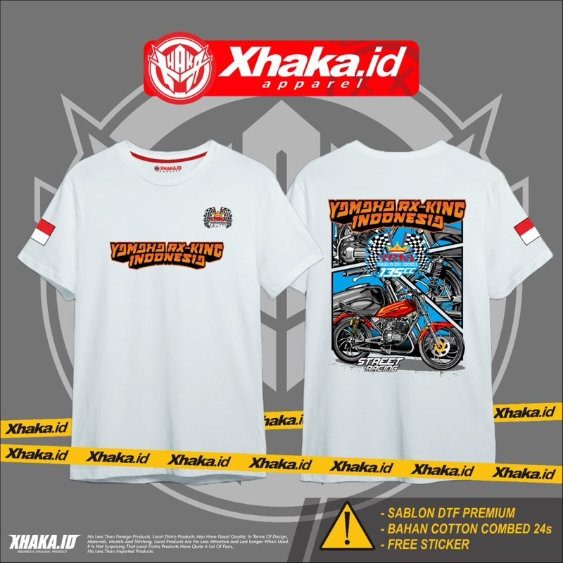 T 恤 Kaos RX King Street Racing 優質由 Xhaka.id 免費貼紙