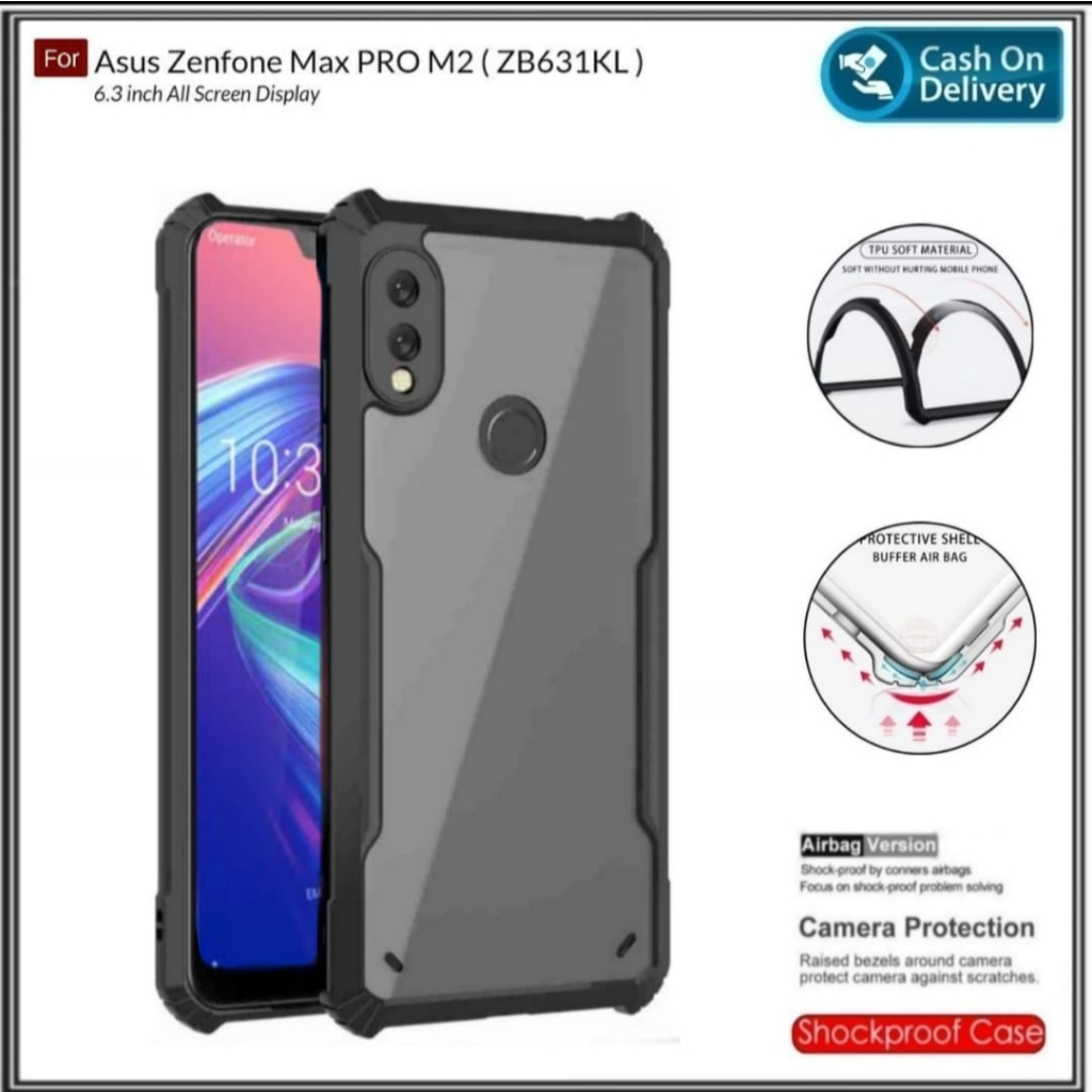 華碩 Hovelli_shop 外殼 Asus Zenfone Max Pro M2 軟硬 Tpu HD 透明 Fusi