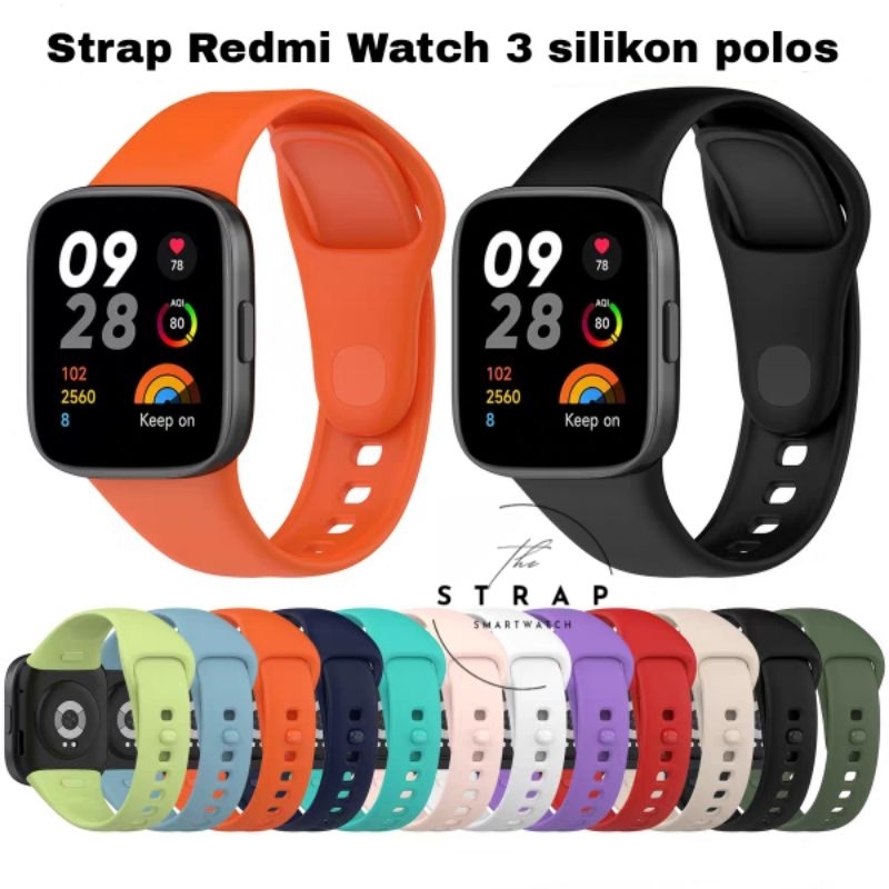 XIAOMI Redmi Watch 3 錶帶更換小米 Redmi Watch 3 純矽膠錶帶