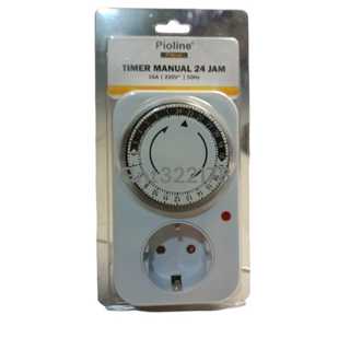 24 小時模擬定時器/電插頭插座 16A PIOLINE PTM16A