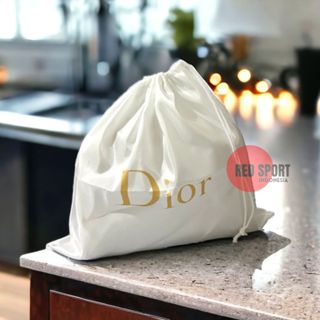迪奧 Db Dior SATIN 高級防塵袋抽繩袋蓋防塵袋品牌 Dior