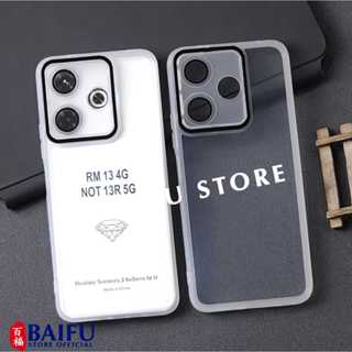 Baifu Redmi 13X Redmi 13 4G 軟混合保護殼透明保護殼 Redmi 13X Redmi 13 4