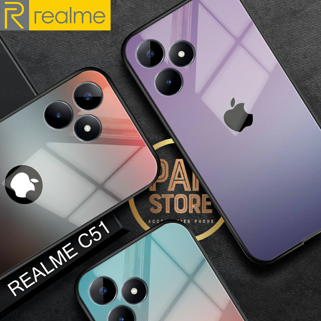 軟殼光面玻璃 Realme C51 Nfc 最新軟殼 Pro 相機 Realme C51 Nfc 手機殼 C51 202