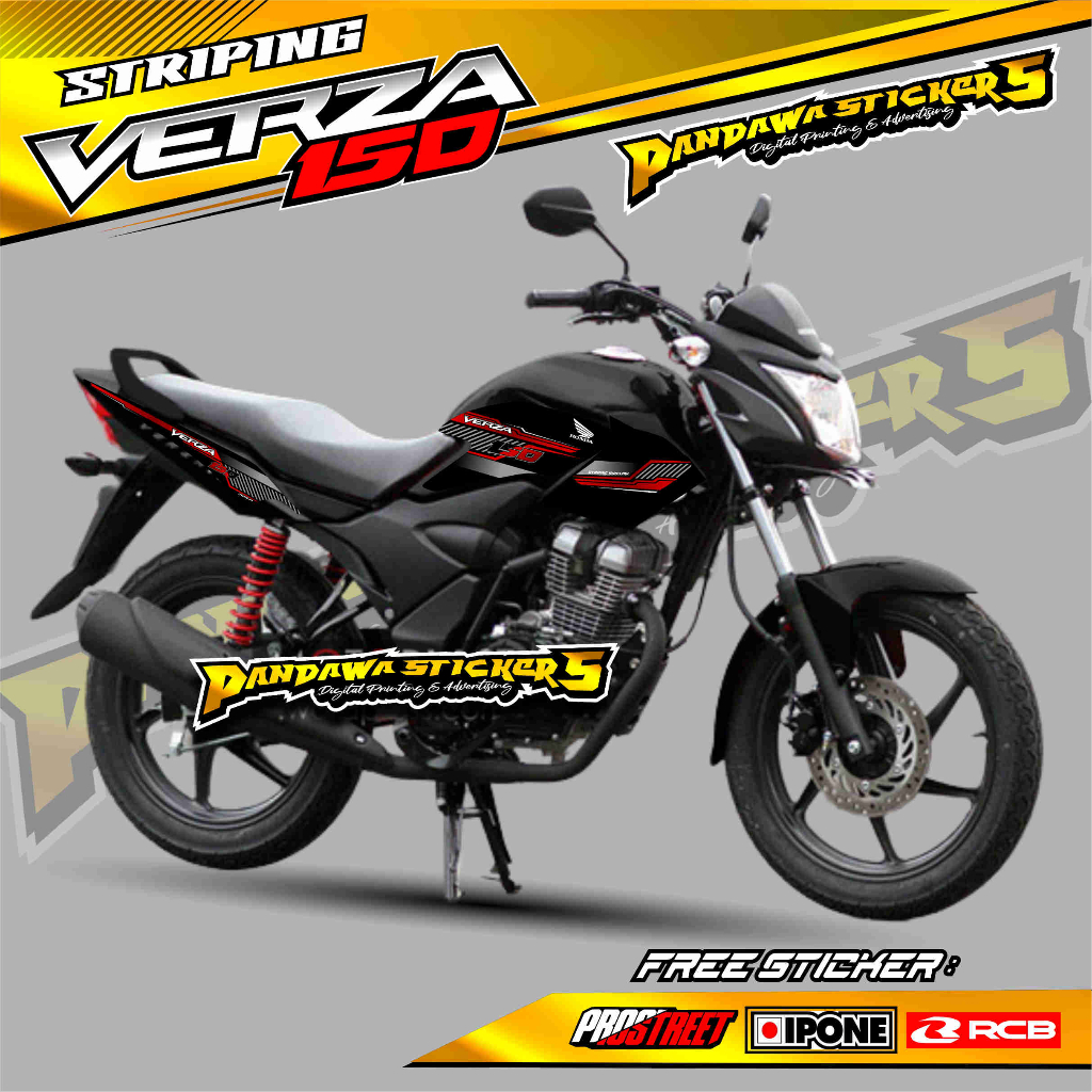 條紋摩托車變化 HONDA VERZA 150 STICKER LIST Variations HONDA VERZA