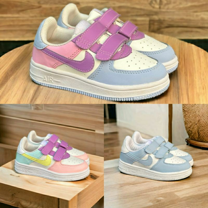 耐吉 耐克 Air Force 1 彩虹女童鞋