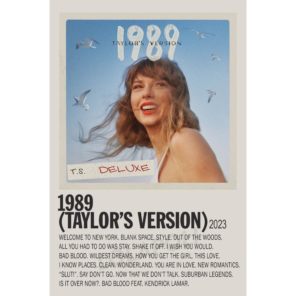 Taylor Swift 1989 專輯封面海報