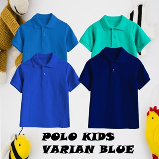 男童 POLO 襯衫男童領襯衫 1-12 歲領 POLO 襯衫