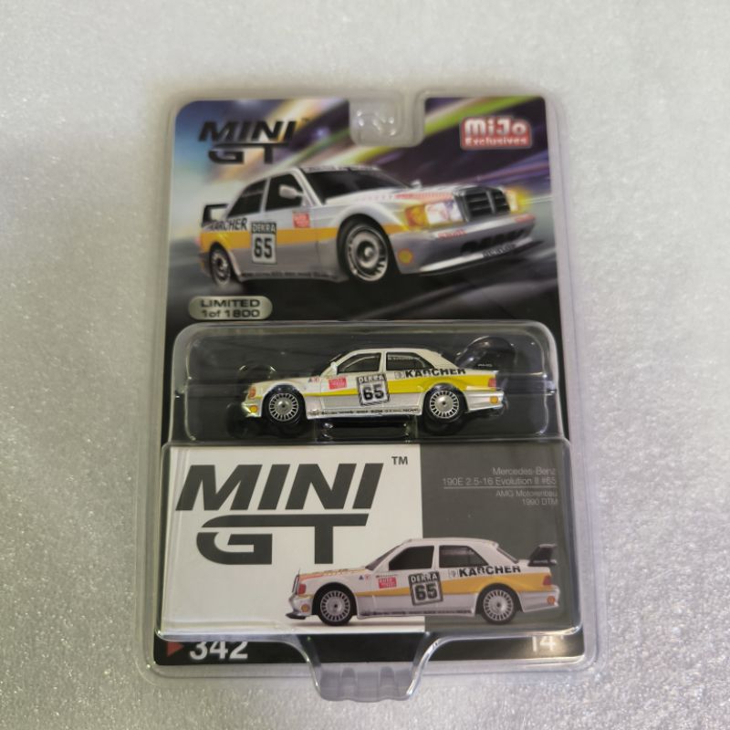 MINI GT 342 MIJO 梅賽德斯-奔馳 190E 2.5-16 EVOLUTION II 65 AMG MOT