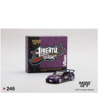 全新 Mini GT No 245 LB 剪影 Nissan 35GT RR GTR R35 紫色金屬漆