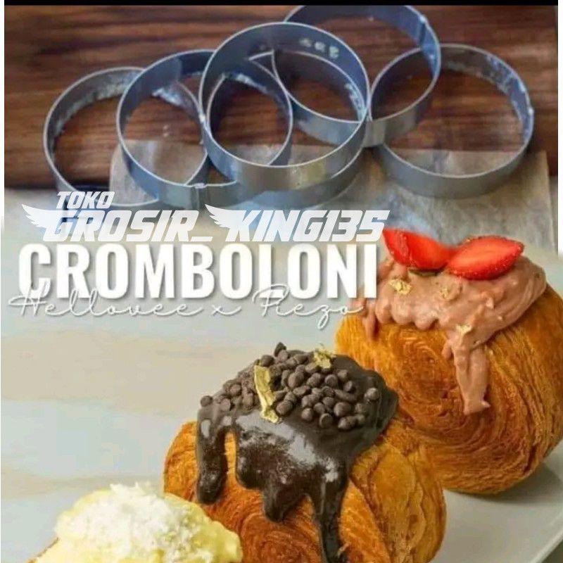 圓環 CROMBOLONI 甜甜圈模具 10x3 厘米 1 個甜甜圈模具布朗尼漢堡麵包模具