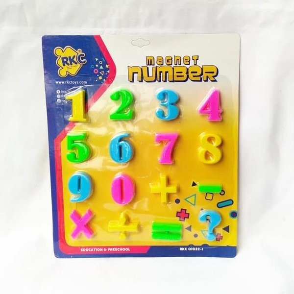Rkc 數字磁鐵玩具