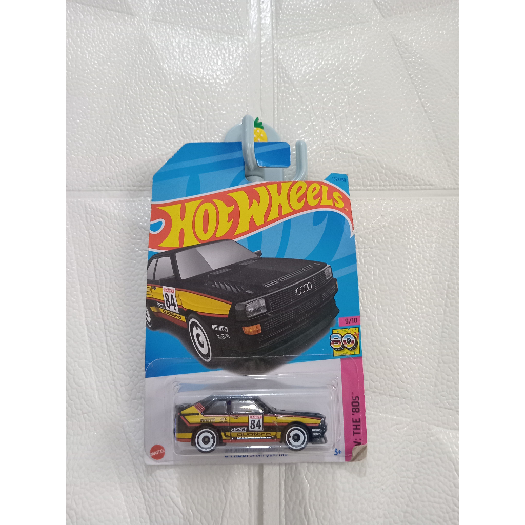 Hotwheels HW 80 年代 84 汽車玩具奧迪運動 quattro 和 ORI