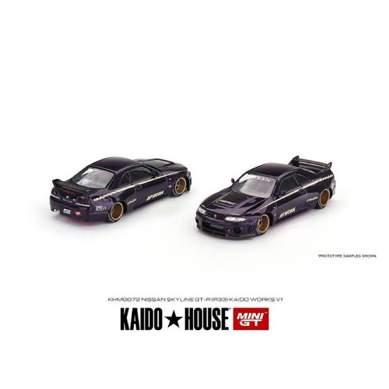 Ungu Mini GT x House Nissan Skyline GT-R (R33) Kaido Works V