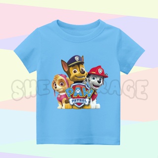 Paw PATROL 兒童 T 恤 PAW PATROL 男孩女孩上衣 PAW PATROL