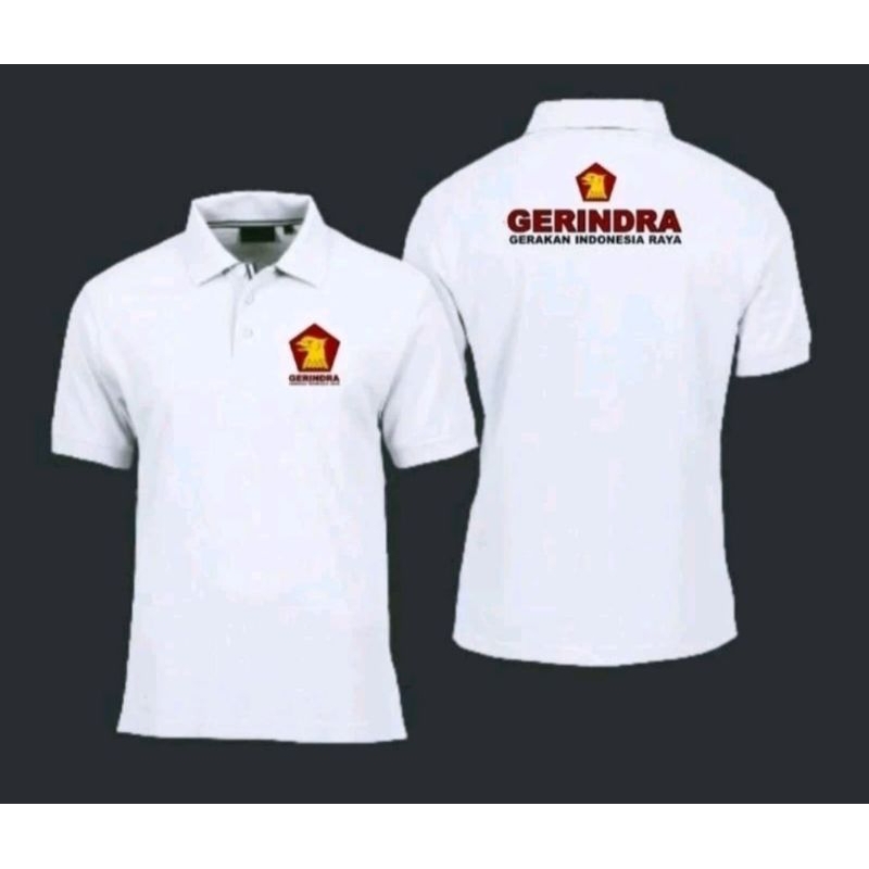 Gerindra 派對 POLO 襯衫,適合偉大的印尼運動
