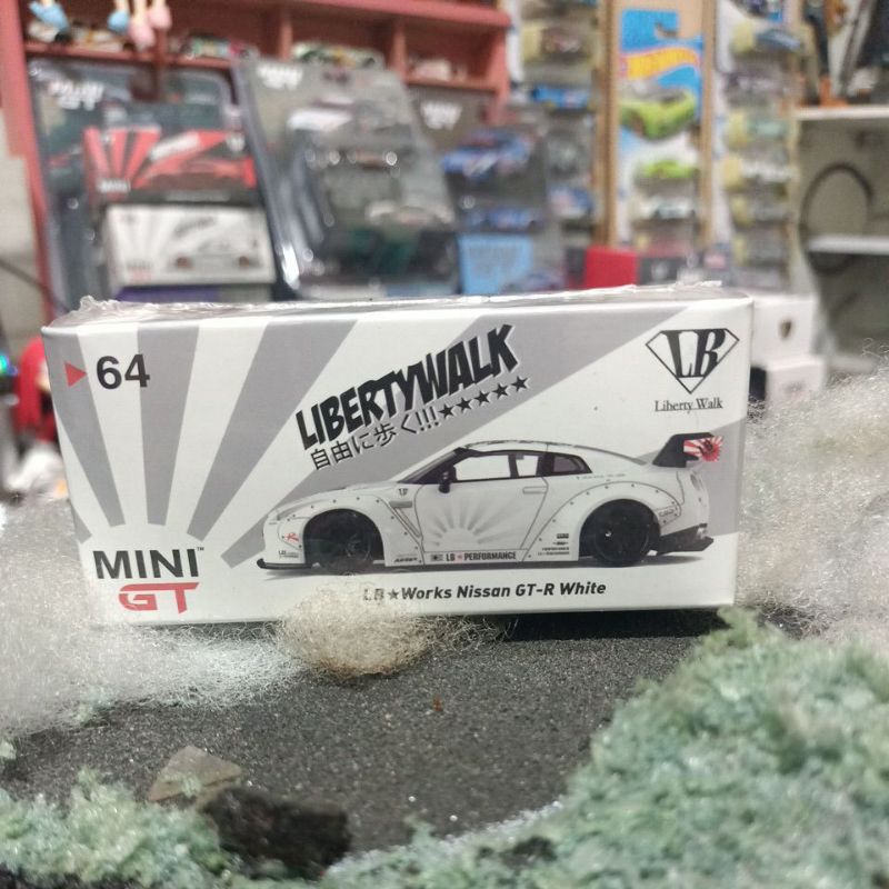NISSAN Mini GT LB Works 日產 GT-R 白色