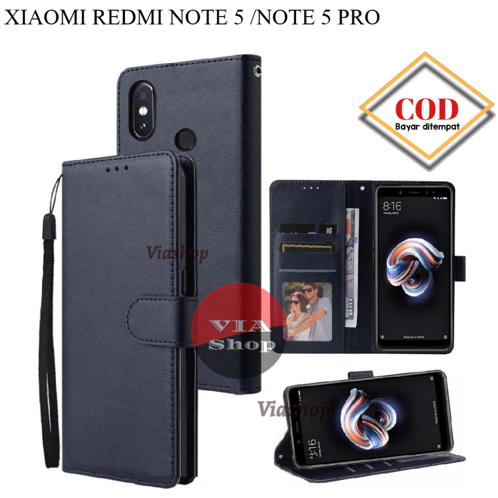 翻蓋保護套 Xiaomi Redmi Note 5 Note 5 Pro Casing 錢包合成皮革翻蓋錢包皮套溢價