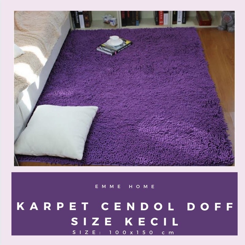 Cendol DOFF 厚臥室抓絨地毯英國 100x150 厘米