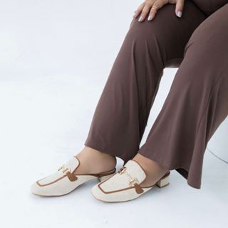 Ncy Shoes 女士涼鞋 HARLOW 穆勒鞋深棕色