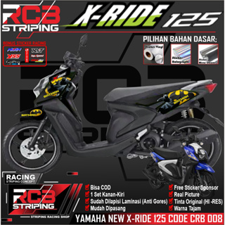 條紋新 X RIDE 125 貼紙 X RIDE 125 摩托車變體清單 STICKER X RIDE Variatio