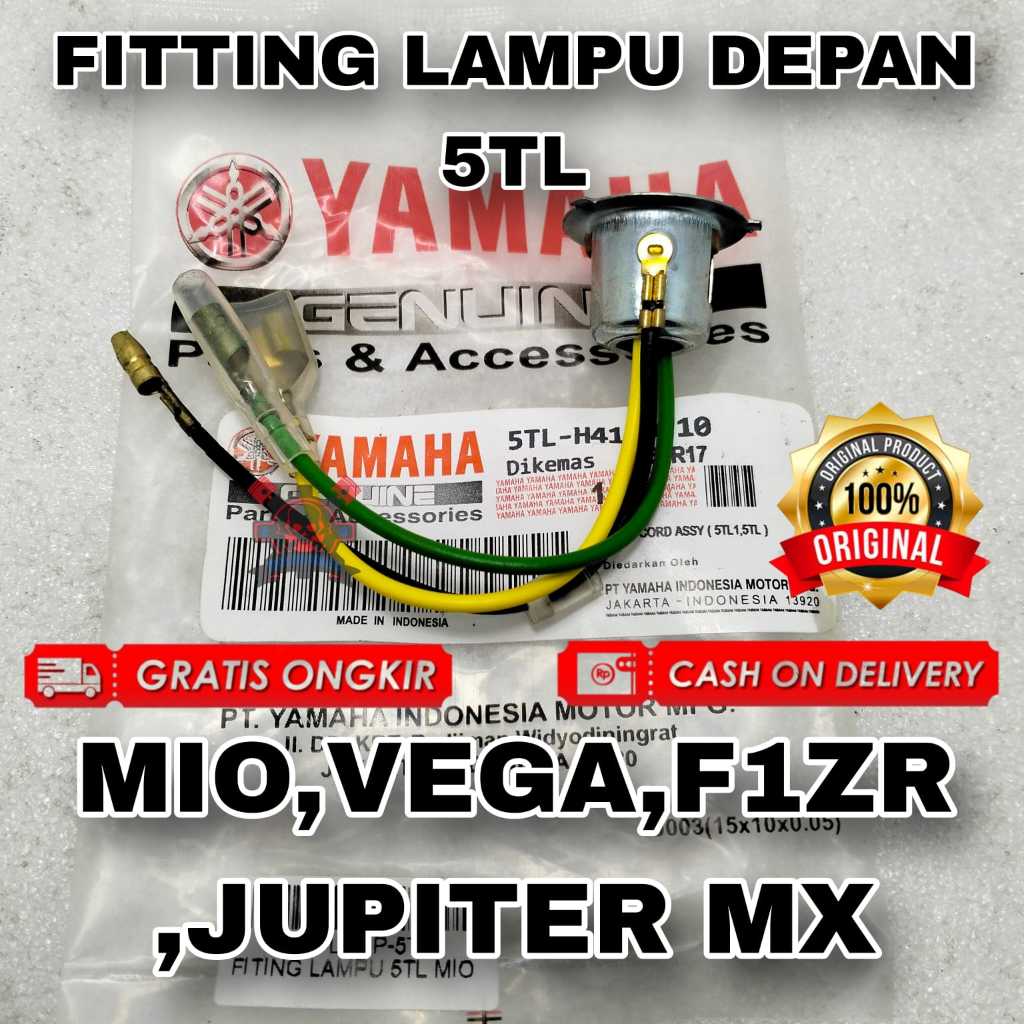 山葉 雅馬哈 5TL 大燈配件適用於 MIO JUPITER MX VEGA F1ZR 摩托車原裝原裝 YAMAHA Y