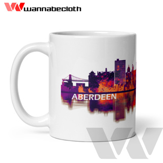 Aberdeen 馬克杯仔玻璃紀念品仔世界城市馬克杯印刷定制 v5