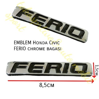 HONDA 本田 FERIO LOGO 貼紙 EMBLEM CIVIC CHROME 專用