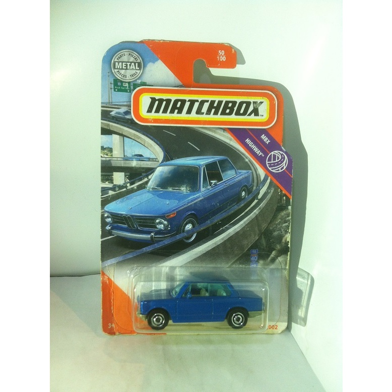 火柴盒 2020 MBX Highway 50 69 BMW 2002 1969 by MATTEL