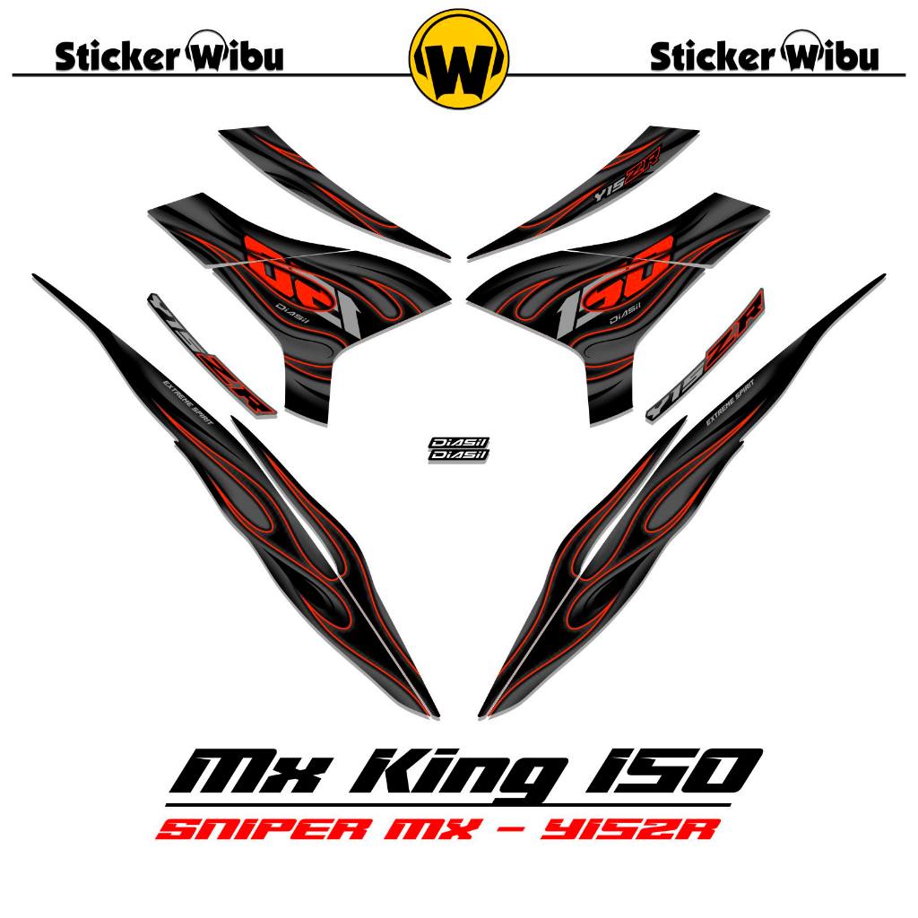 山葉 條紋 MX KING 150 15 YAMAHA 狙擊手 150 MXi 貼紙 MXKING 貼紙 MX KING