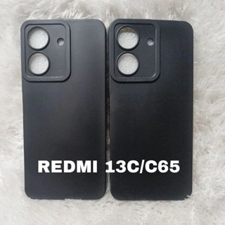 軟殼外殼 HP REDMI 13C 4G SLIKON CASE PRO 相機啞光全黑全黑