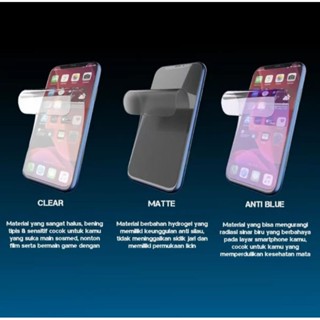 REDMI XIAOMI 防刮水凝膠螢幕保護膜小米紅米 Note 13 Pro 4G 全覆蓋替換鋼化玻璃