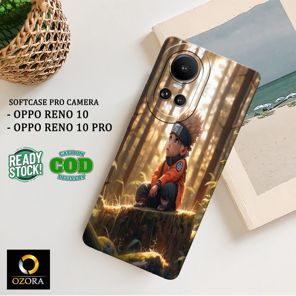 Ozora 軟殼 Hp OPPO RENO 10 OPPO RENO 10 Pro 最新時尚手機殼動漫手機殼 Hp 外殼