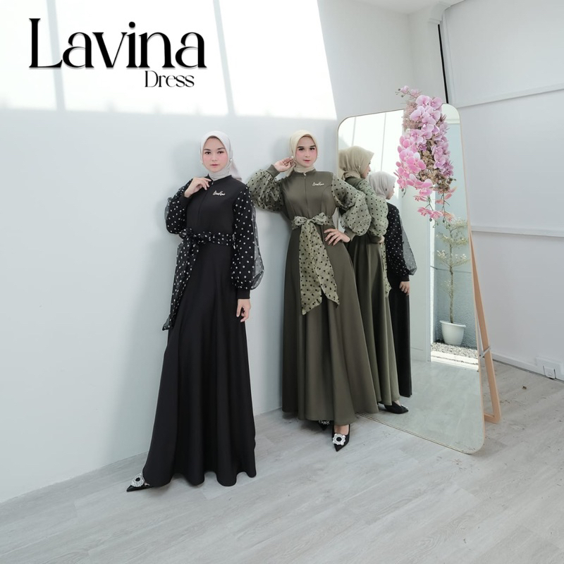 LAVINA DRESS Seqaa 官方 busui Dress Vaganza 水肺高級連衣裙 Eid Dress 