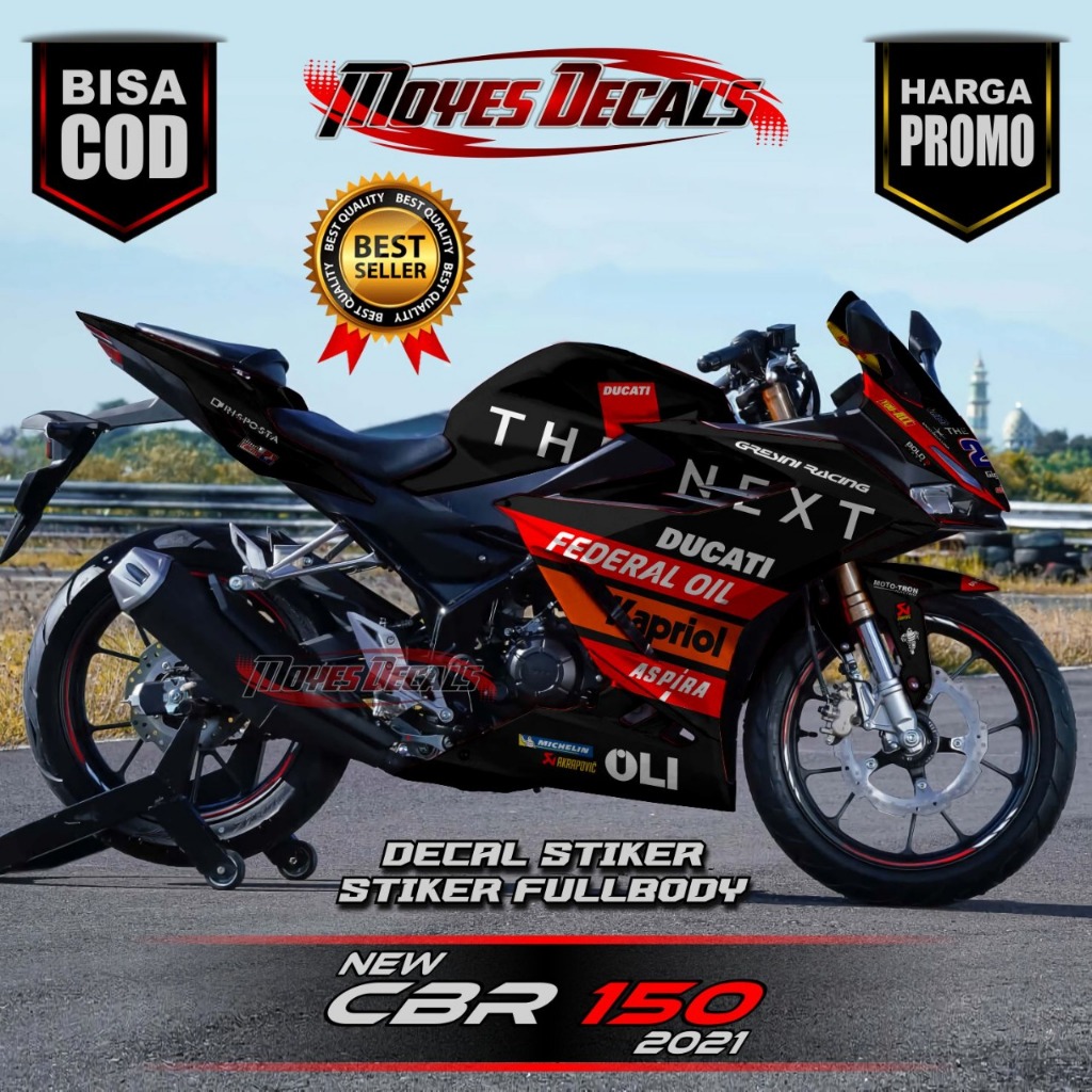 HONDA 貼花貼紙變化全身本田新 Cbr 150R 設計動機下一個