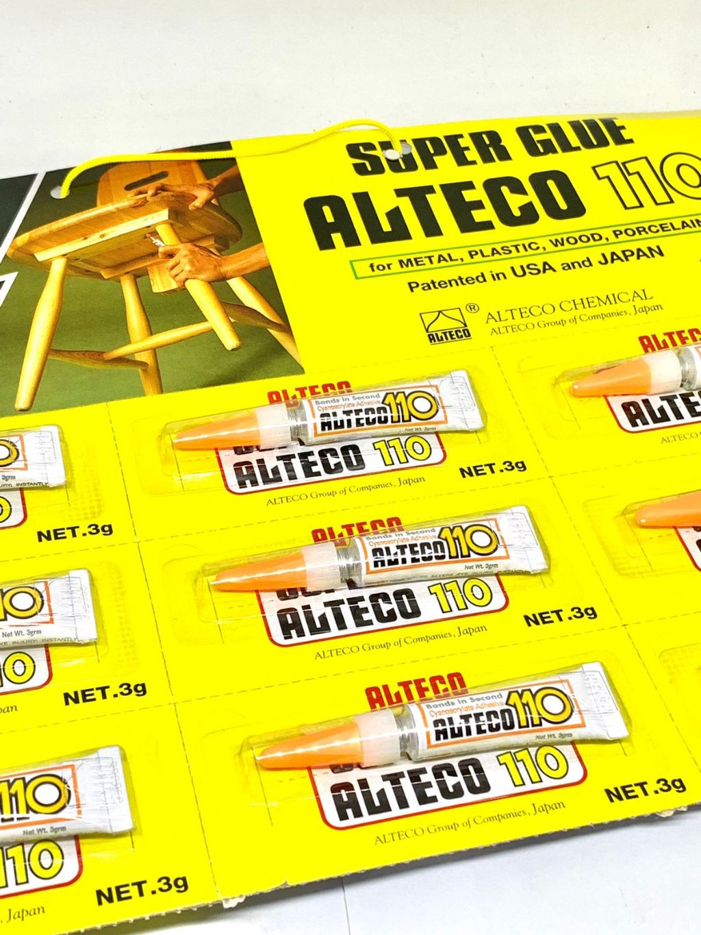 Glue Super Glue ALTECO 110 3 克 gr 克原裝
