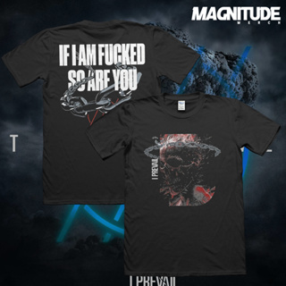 Magnitude T 恤 I PREVAIL 鏈條骷髏 Kaos 音樂 Kaos 樂隊